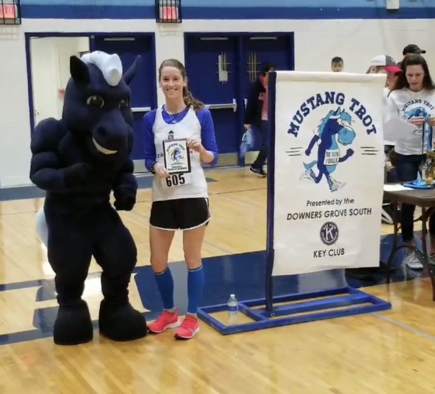 Hansen617's tweet photo. Ran the 2019 Mustang Trot 5k today to help raise funds for @Erikas_LH! When I saw that all proceeds were going to ELH I knew I had to sign up! Little did I know that Iβd actually end up winning fastest over female! #stigmabusters https://t.co/5ASVYWfep6