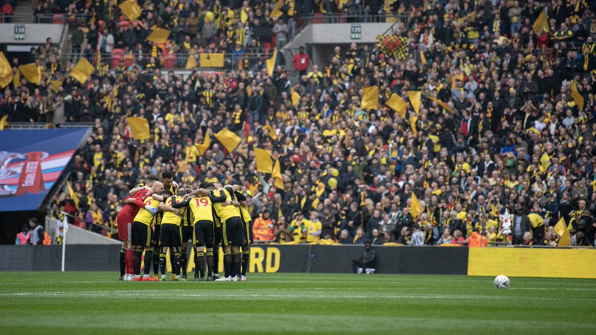 WatfordFC's tweet photo. Never in doubt 🙃

Together we march on 💛🐝😍

#WATWOL 3-2 [ET FT] https://t.co/lZF68TJ4x1