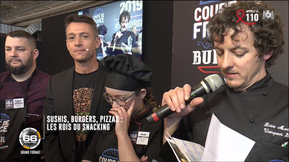 juju1381's tweet image. Super reportage @CFBurger_Socopa @M6 @66Minutes @sandwichshows 🍔 Toujours au top et génial @stephanejobert a la présentation du #CFBurger😉😘🥰🤗🙏💛🍔