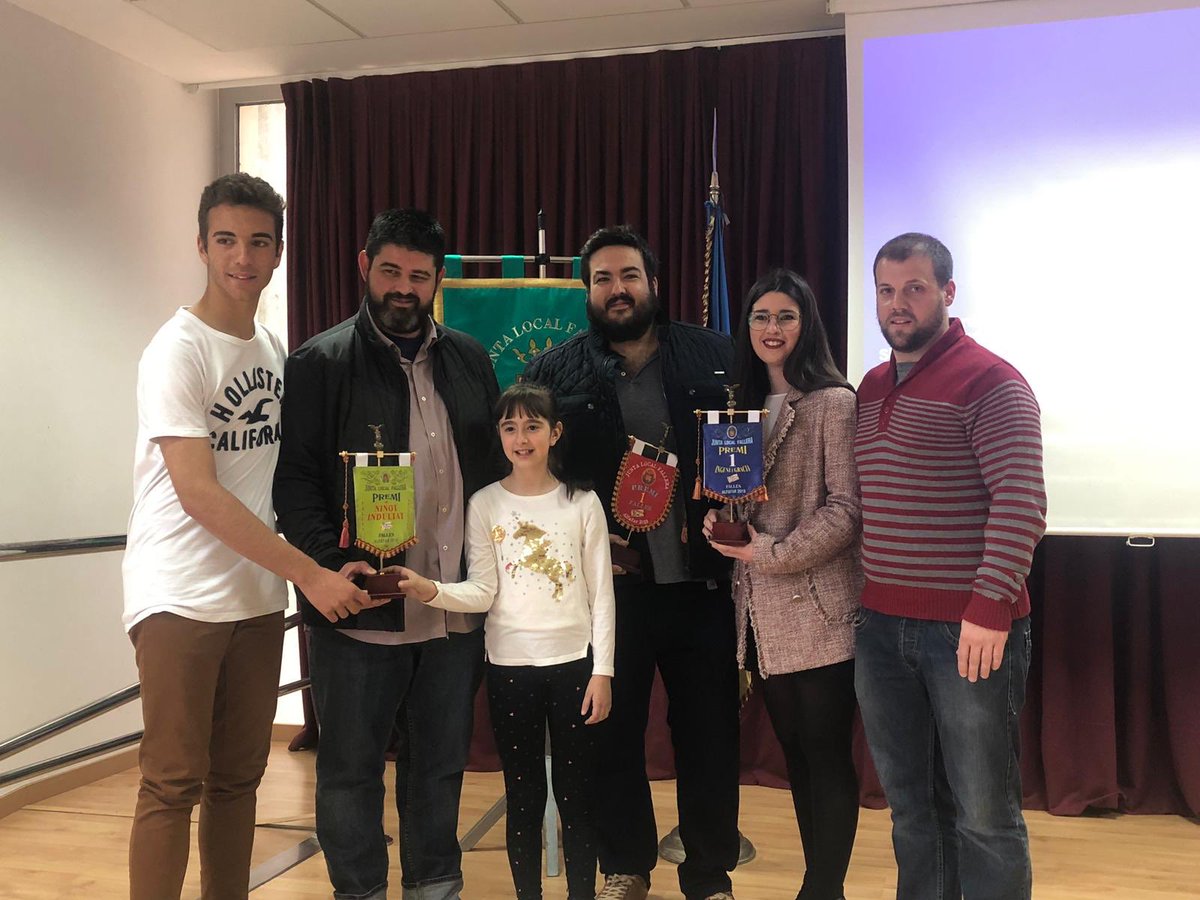ElSequer's tweet image. Esta tarde ha tenido lugar la Gala del Artista en nuestro pueblo.
Vicente F. Lorenzo Albert ha recogido el premio a mejor ninot infantil de Alfafar 👨🏼‍🎨
Sergio Lis Abril ha recogido el primer premio y mejor falla de Alfafar 👨🏼‍🎨
Enhorabuena y gracias 💙
SQ19💙