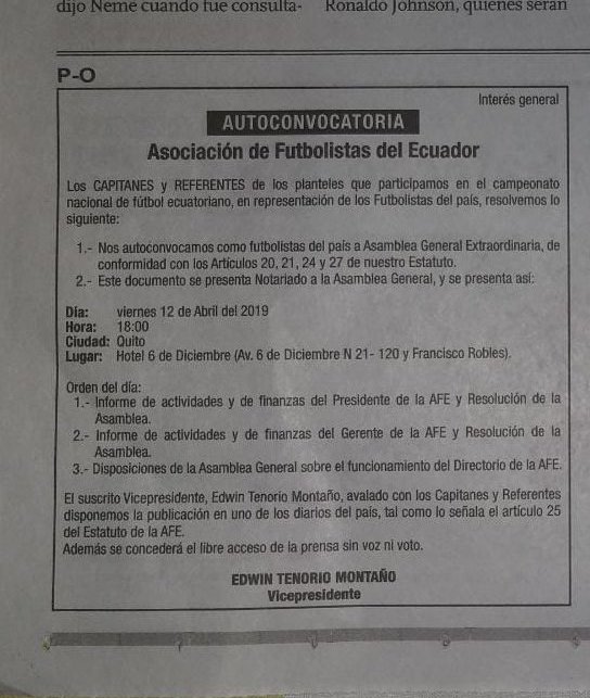 AFEcuador tweet media