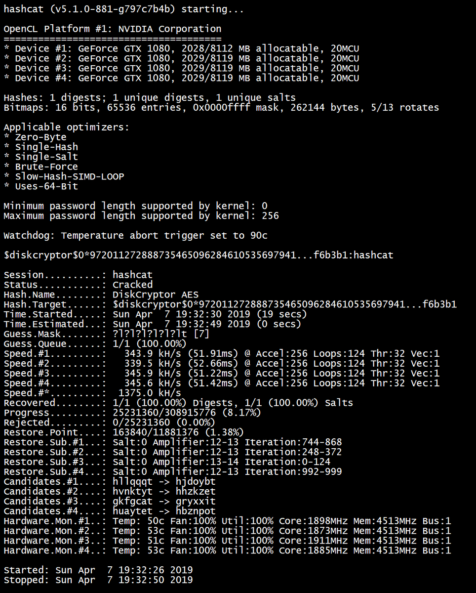 crack windows password with hashcat