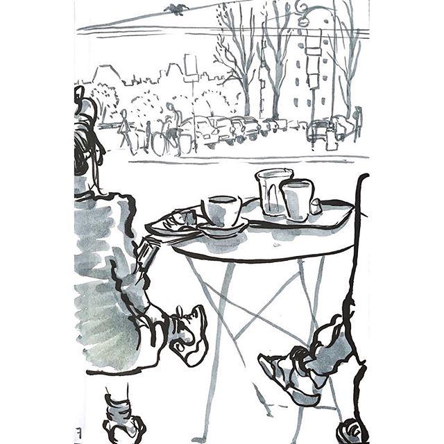 Spring is here! It feels so good to sketch outside. 
#sketchbook #artjournal  #visualjournal #asketchaday #adrawingaday #illustratedjournal #arthabit #creativehabit #sketchbookhabit #drawing #sketch #inspiration #everythingisinterestingwhenyoudrawit #rec… bit.ly/2IhV4nT