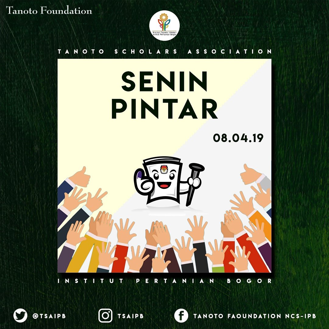 [PEMILU INDONESIA]
Hi T-Friends,
Sebentar lagi negara kita akan melaksanakan Pemilu nih.
Sebagai Generasi Millennials mari kita sukseskan PEMILU serentak 2019.
Say No to GolPut ❌
Mau tau info sejarah pemilu? cek ig kami ya.
@TanotoFoundation
#SeninPintar
#TanotoEducation
#TsaIPB