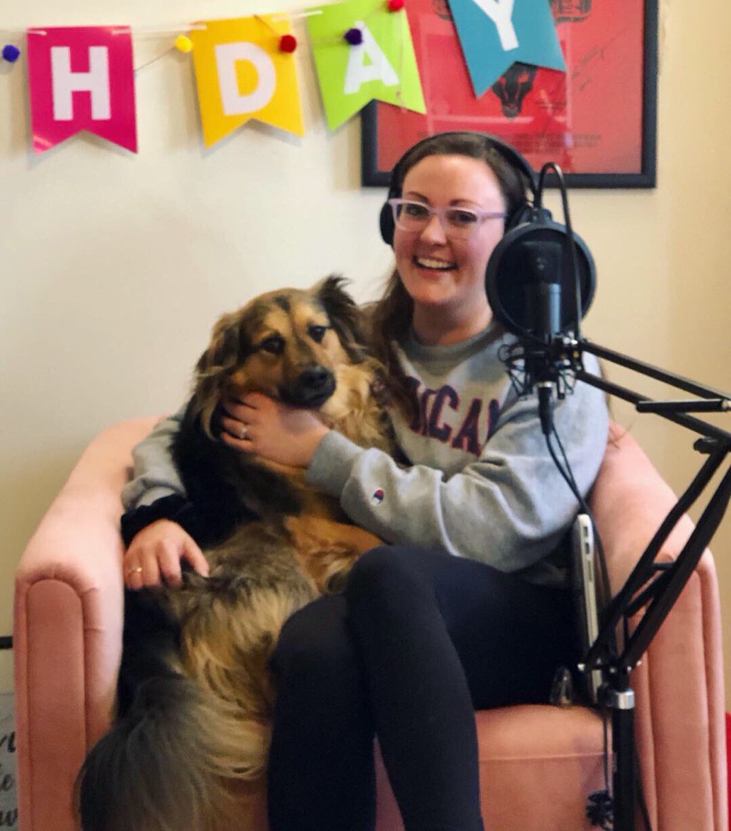 ATWWDpodcast's tweet photo. How does Gio sit on us? Let us count the ways... listen to our new episode out today for some aliens, a murderer and the most majestic butt curtain 🐶🖤 https://t.co/0PIjlb771S