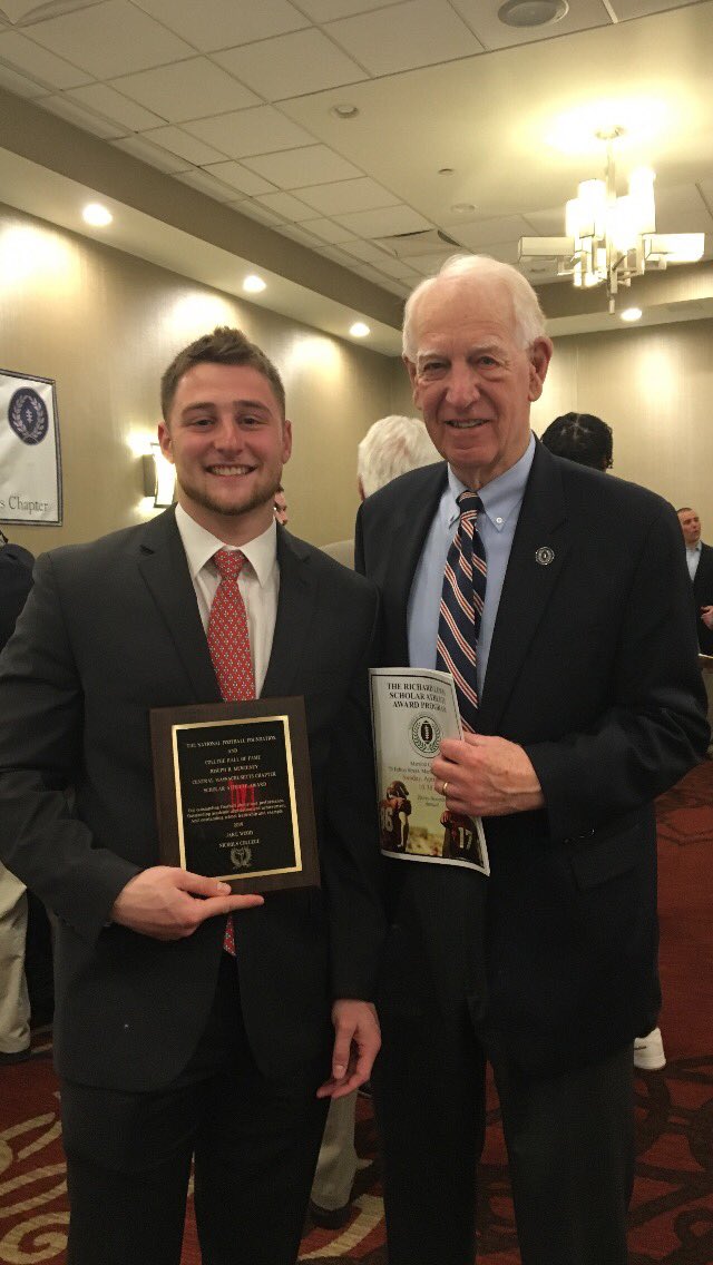 NicholsBisonFB's tweet photo. Congratulations to Jake Wood for being selected as a Mewhiney Chapter Collegiate award winner. https://t.co/x2VDMLDvnY
