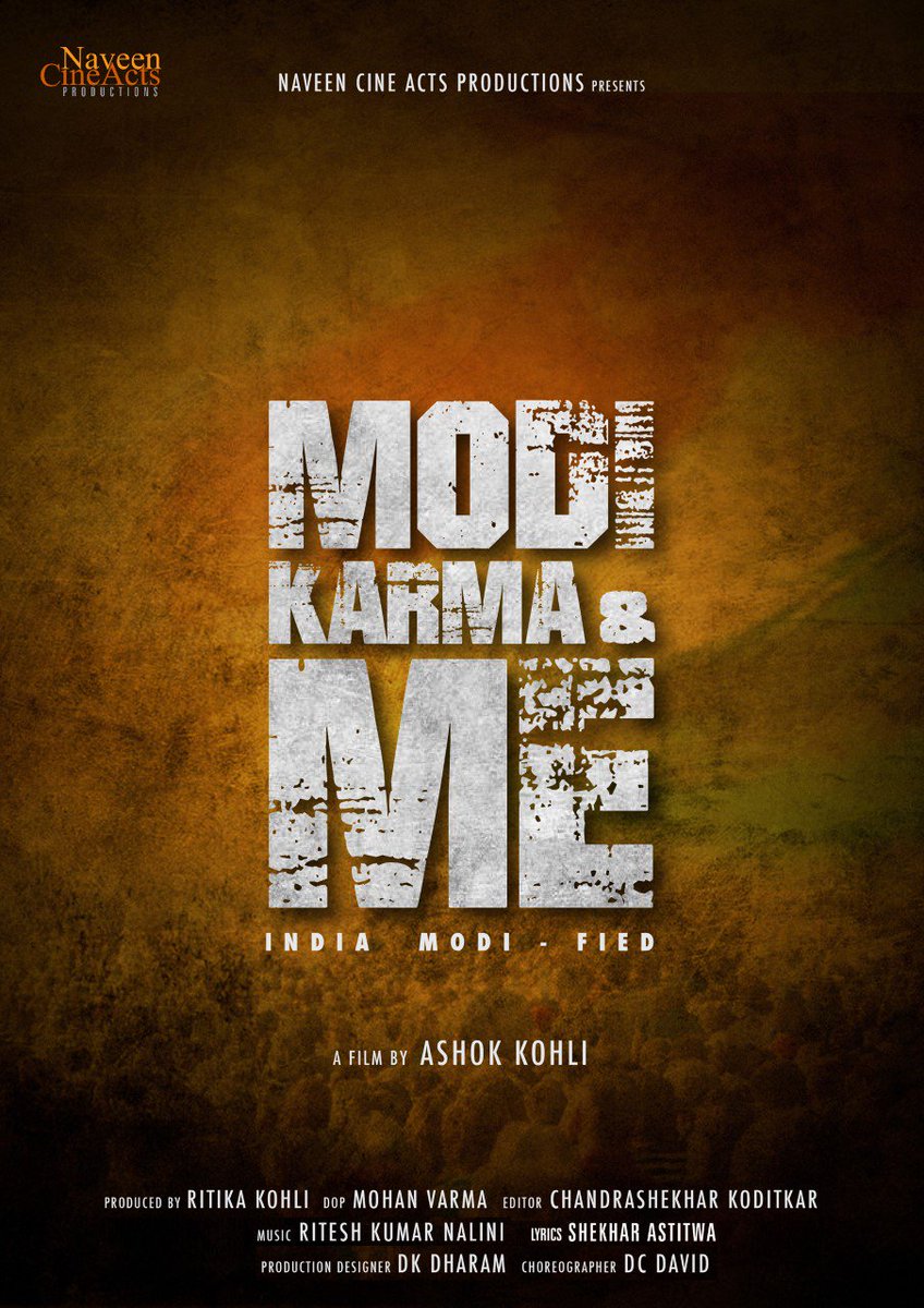 ActsCine's tweet photo. Modi Karma And Me : 'Janta Sab Janti hai'
Song Teaser 2019
Full song is coming soon ..........
#ModiKarmaAndMe #jantasabjantihai #modi-fied #modi #bjpindia #songteaser2019 #latestsong2019
https://t.co/MwK3sOexi7 https://t.co/mpDXPYnG7q