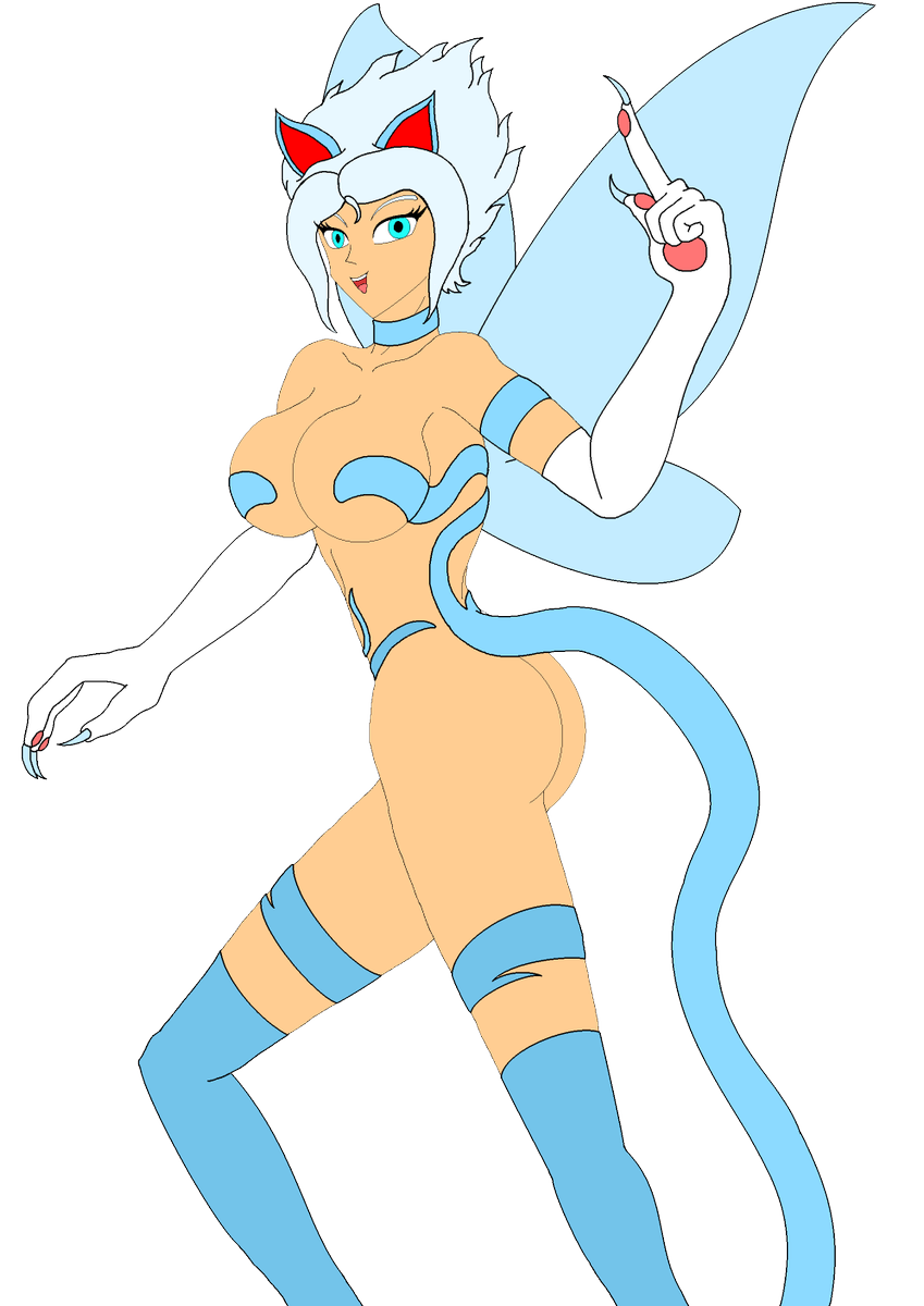 nekohybrid2017's tweet photo. #Iridessa, #Vidia, #Periwinkle, and #Zarina as #Felicia -style catwomen. 
#Capcom #Darkstalkers #Disney #PeterPan https://t.co/OJaAn319X0