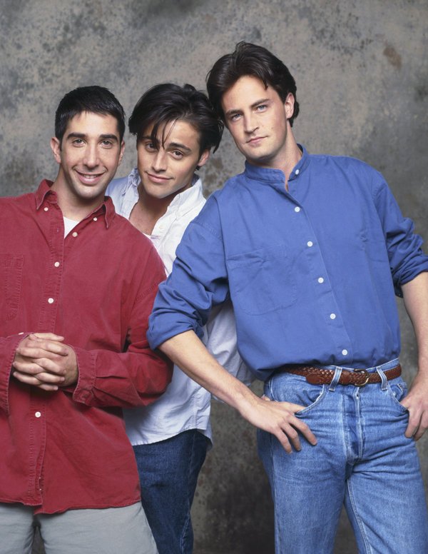 Matthew Perry, David Schwimmer and Matt LeBlanc