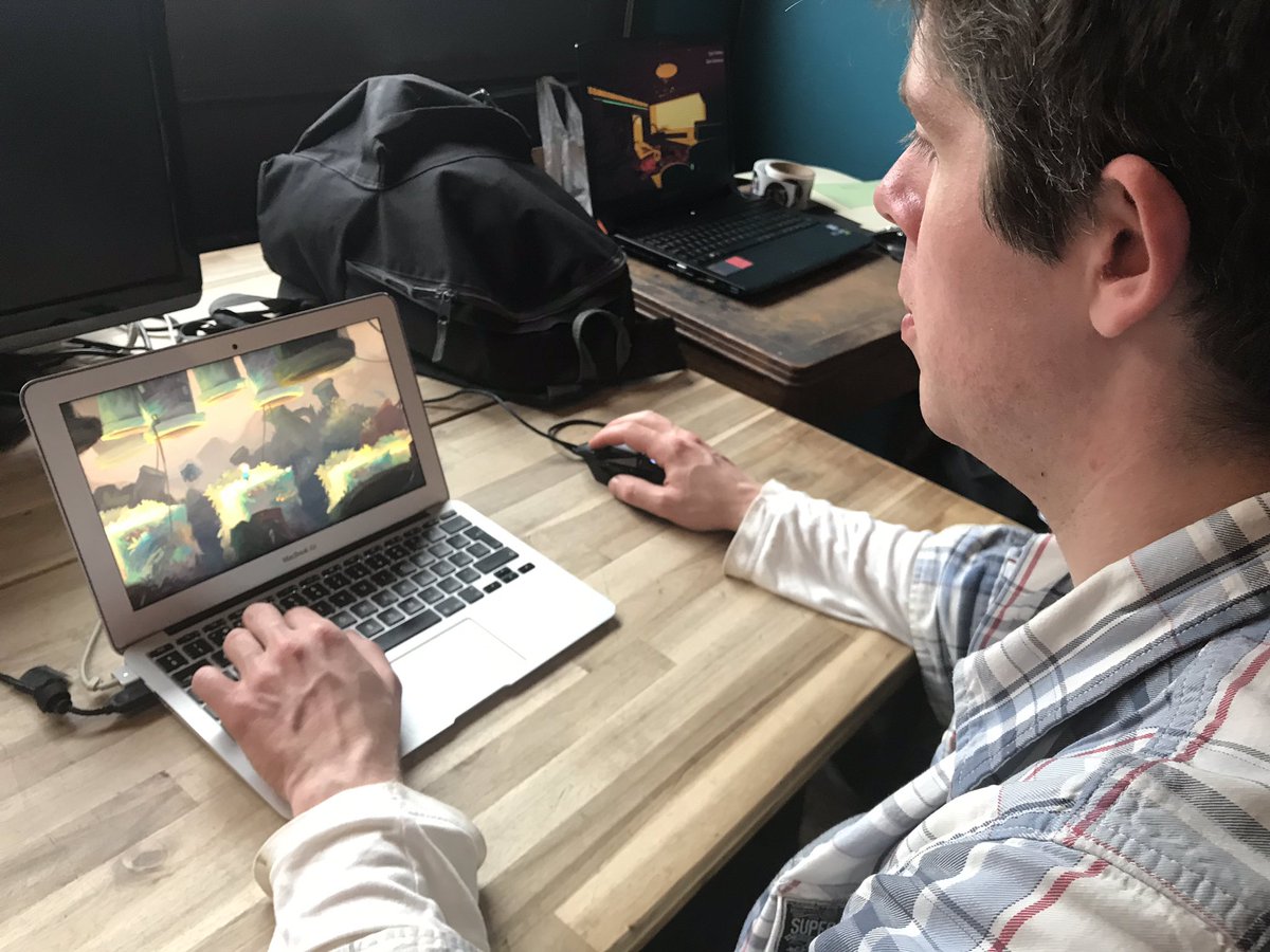 C_Juggler's tweet image. Made a special trip to London to @drinkrelaxplay and this place is better than I remembered. Also got to try some really good indie games, #OutofLine by @Nerd_Monkeys is definitely a game you should look out for when released on PS4.