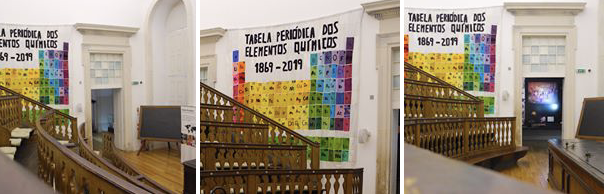 anobre1's tweet photo. The giant #PeriodicTable in #crochet is at Museu de #Ciência da @univdecoimbra till April 28th. Your photos with the #stoltp2019. More info at https://t.co/OK7rcmlQR5 (notícias). #periodictable #iypt2019 #crochet #croche #ucoimbra #coimbra #chemistry #sciart #scicomm  #scicrochet https://t.co/6fip8r8LlE