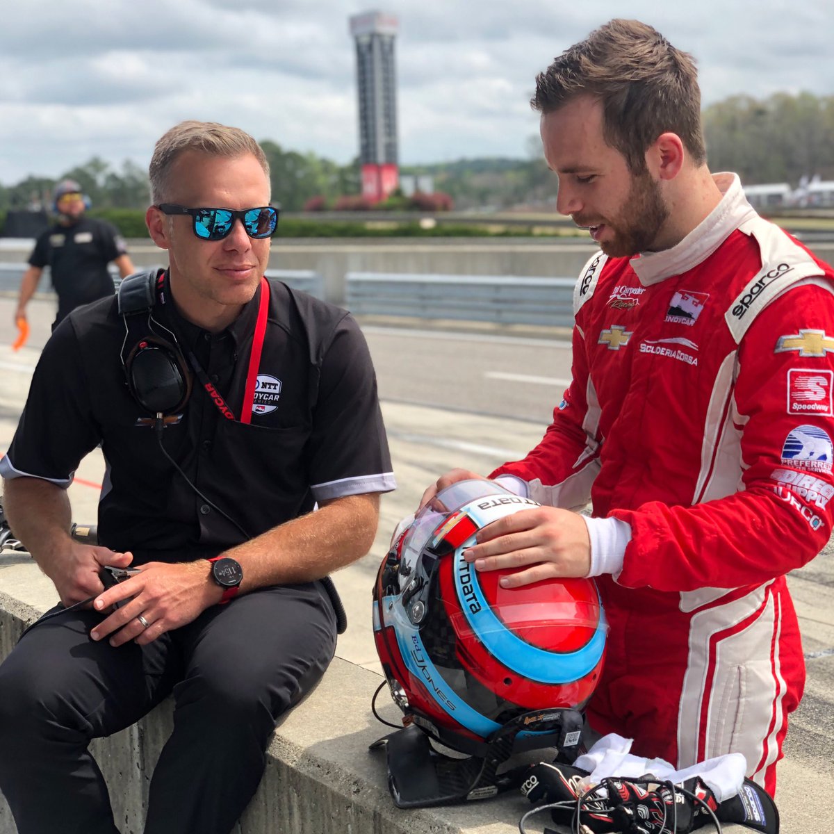 ECRIndy's tweet photo. The Eds after this morningβs warm-up at @BarberMotorPark. #TwoEdedMonster https://t.co/EAGSZxoe4x