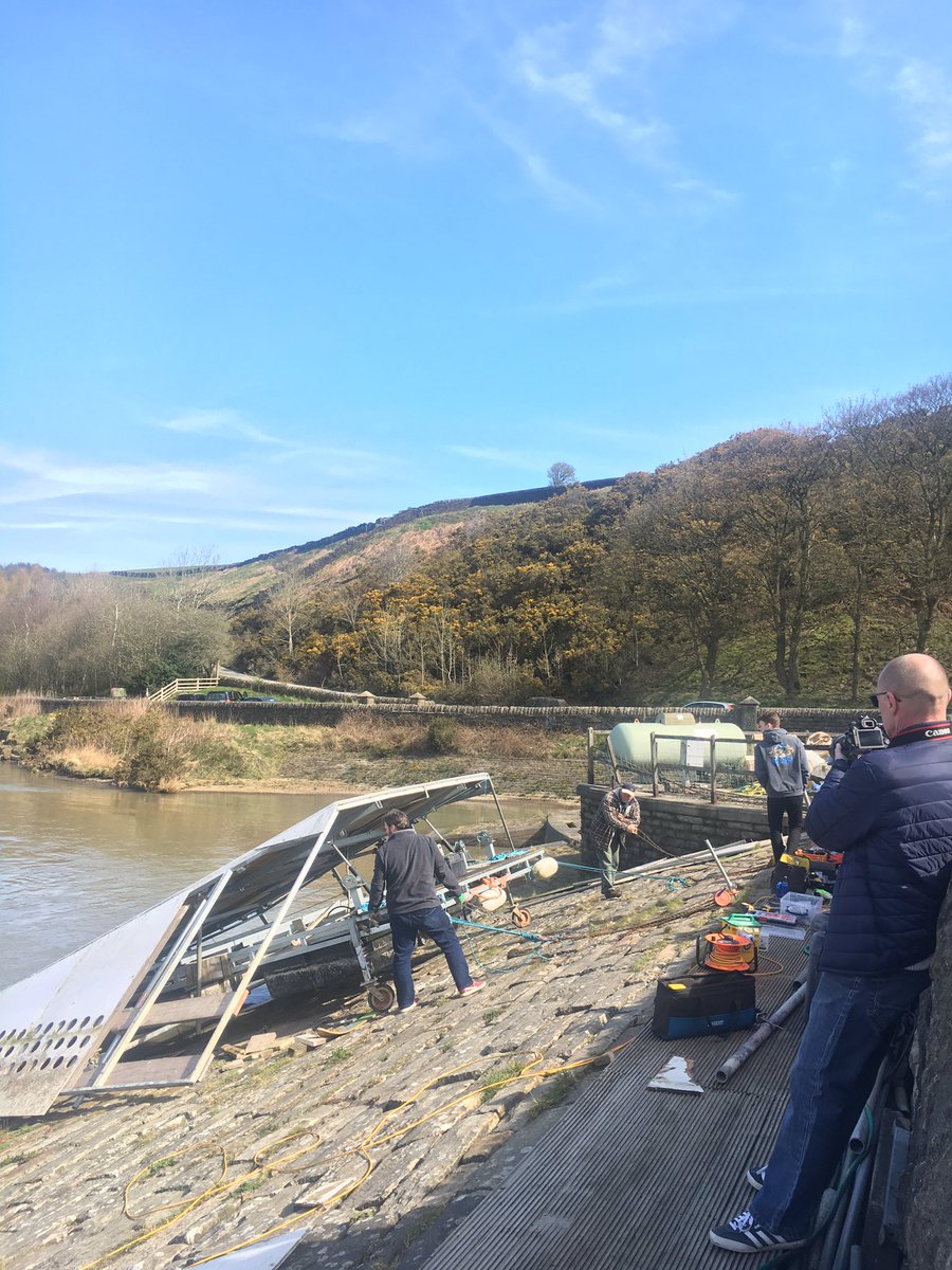 So today was a momentous day! The jump ramp was launched!Young Dani <a href="/DaniWaterski/">Dani Waterski</a> christening the ramp for the very first time. Thank you to everyone for all their hard work! There really has been some long hard hours put into repairs and ensuring the ramp went it on time.