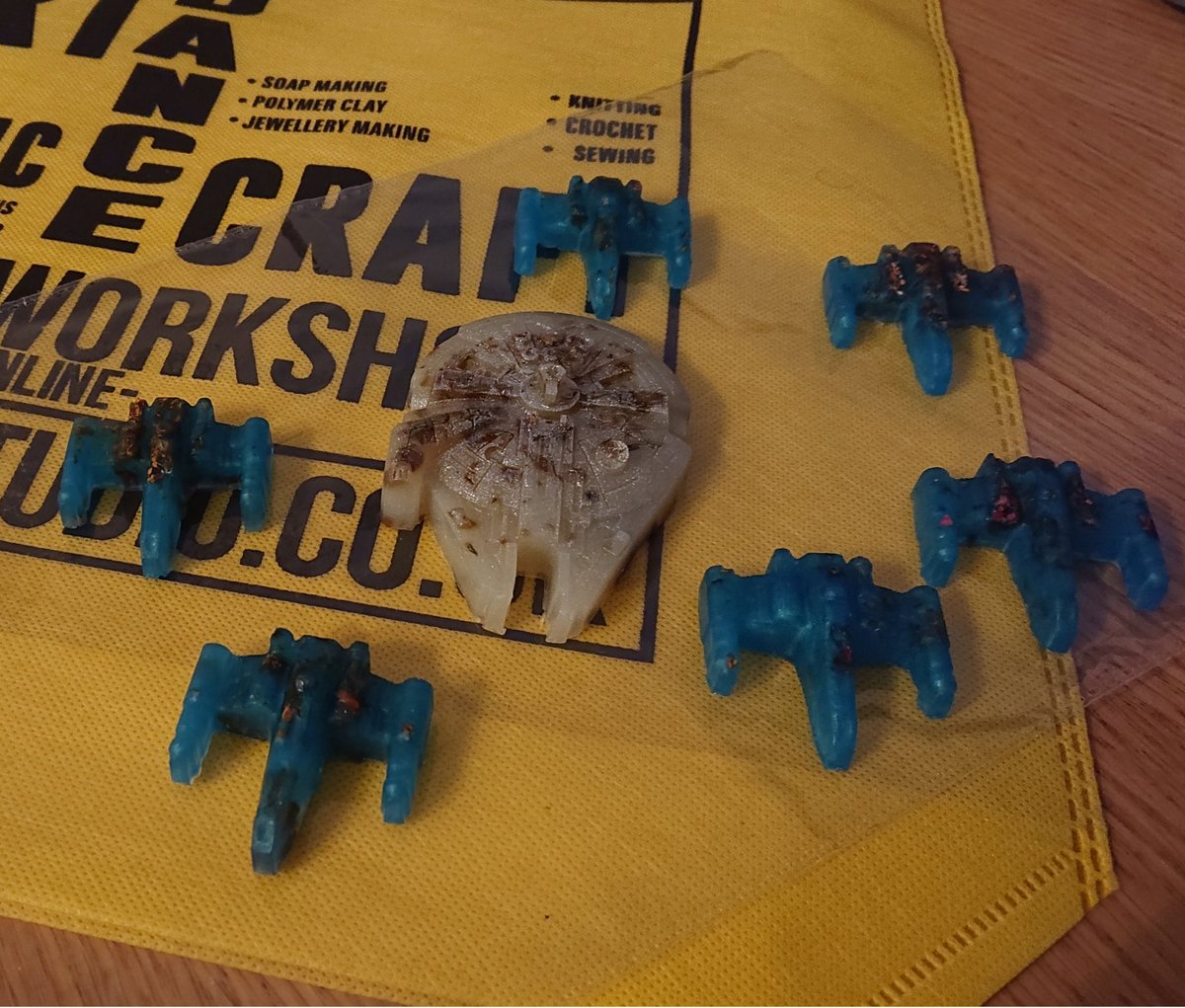 PamBahia1's tweet image. Hey guys... Look what I made today 😁
#Spaceships 😍 
#pamgetscreative #soapwars