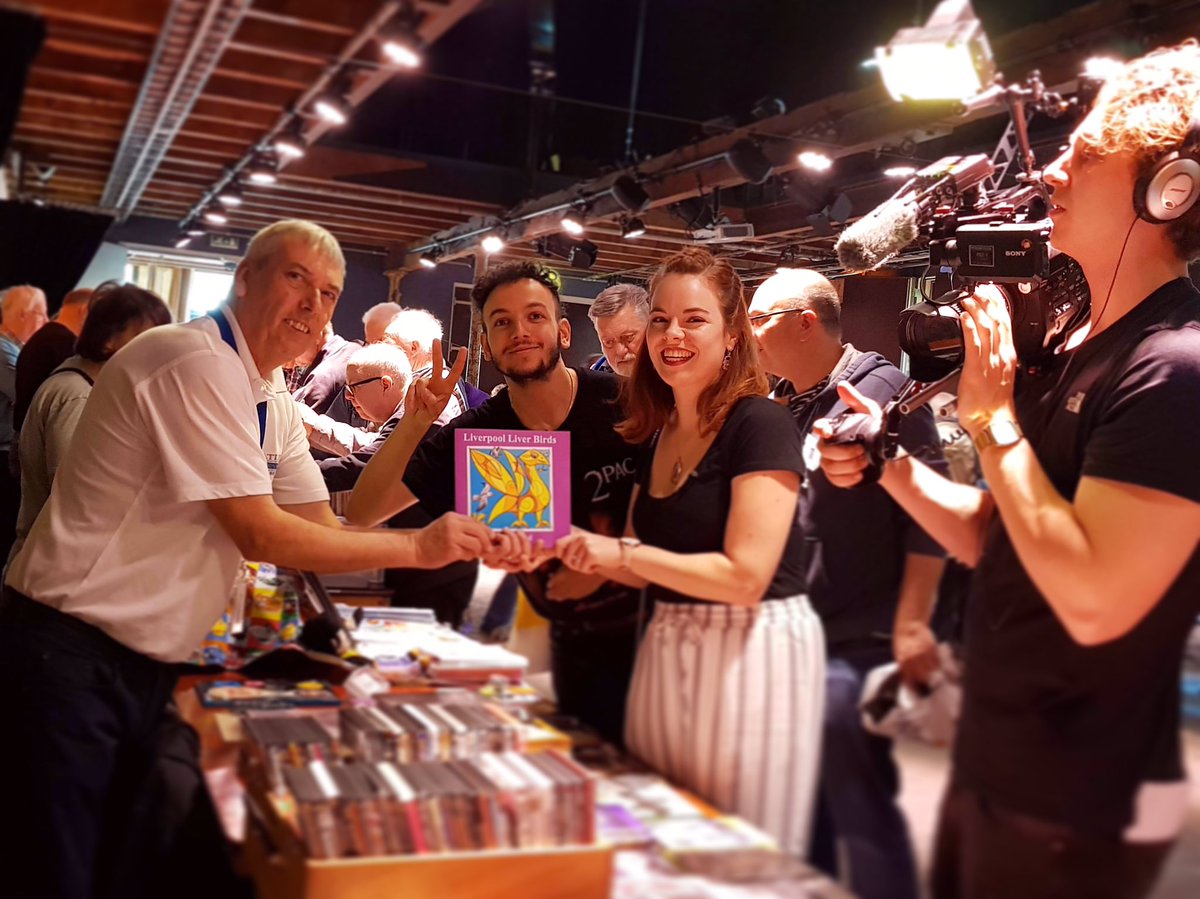 HarwoodAliArt's tweet photo. My #LiverpoolLiverBirds #poetic #picturebook in #Leiden and on #HollandTV thanks to Kevin and Julie of #BeatlesLiverpoolandMore at #TheBeatles #BeatMeet.
#artist #poet #writer #teacher #Holland #author https://t.co/QmRUrQsBG2