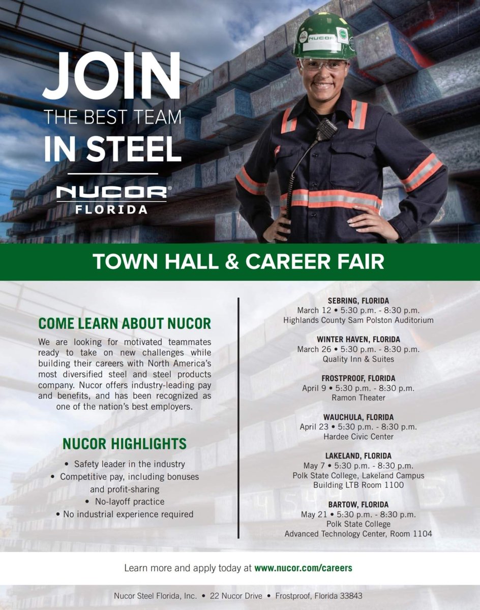 Tuesday, April 9th 5:30pm - 8:30pm
Ramon Theater, 15 E Wall St. Frostproof