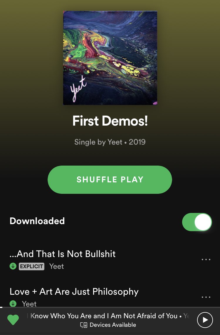 yeet_band's tweet photo. we’re on spotify!!!!! check it out!!
#yeet #music #band #philly #diy #spotify #poptimist
https://t.co/RF1VZrsOI0 https://t.co/xtwaIcYE9h