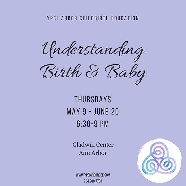YpsiArborCBE's tweet photo. Our next #birthandbaby with @ypsi_arbor_cbe series starts in a month! 7 week series covering labor and birth as well as a healthy postpartum transition. Come join or or share with your pregnant bestie! This is the last series we’re teaching til fall, so … https://t.co/kogpp8qO53 https://t.co/dQywn0rpIL