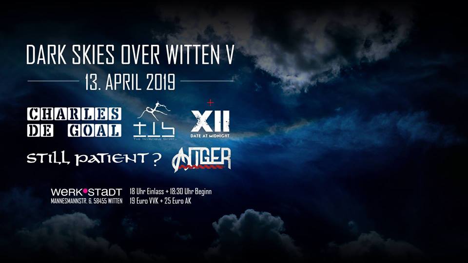 Our next stop is #Germany, when we play the #DarkSkiesOverWitten (V) #Festival on Saturday the 13th of April @WerkStadtWitten #Auger #TeamAuger #DynamicDarkwave #DarkRock #Gothic #GothicRock #Goth #Industrial #Metal #Electronica #FromNowOnI @darkTunesGroup #darktunes #WeAreAuger