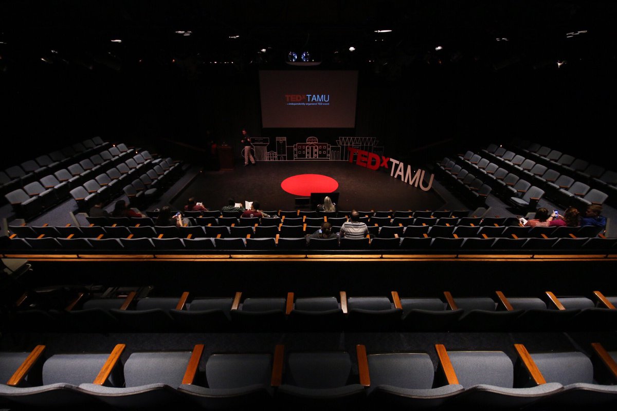 ToniKlemm's tweet photo. Excited for @TEDxTAMU 2019 “#Gradient”! I’m photographing sessions 3 and 4, starting in about 10 minutes. Check out their Facebook livestream! #TEDx #TEDxTAMU https://t.co/uI9N1zMcp9