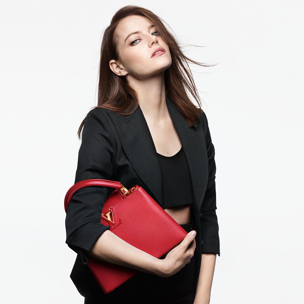 Emma Stone and the Capucines Bag are Louis Vuitton's New Campaign