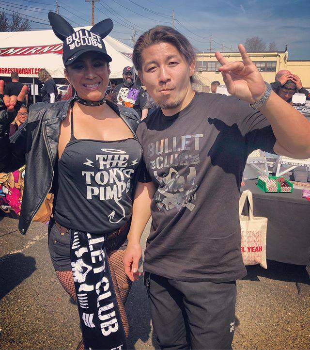 Elizabetht5hh's tweet photo. Mission accomplished. 🖤 #BulletClub #livelovelola #TokyoPimp https://t.co/012Oypf7xS https://t.co/S0dBpck5nE