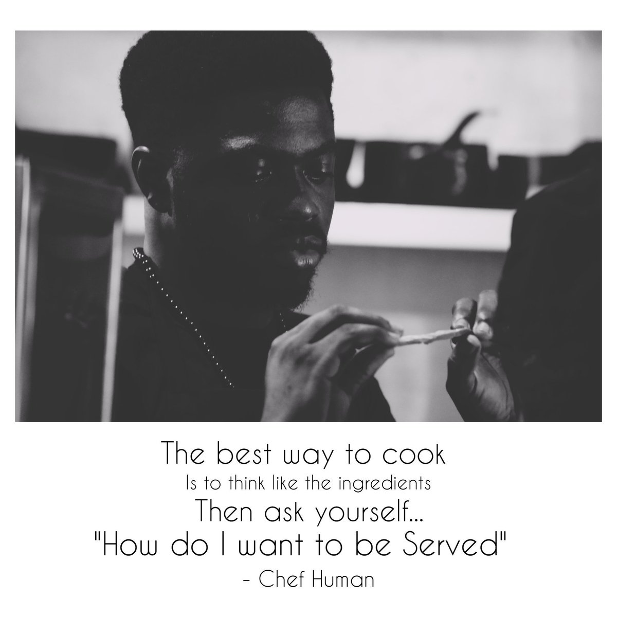 WildChefHuman's tweet photo. Hey there! 

I'll be dropping kitchen tips, nuggets and quotes here. 
So y'all should stick around, I've got loads of awesome stuff to spin away. 

Signed.
#YourFavouriteChef #ChefHuman #WashIt #SundayThoughts #SundayMotivation https://t.co/WXaPhOWcMo