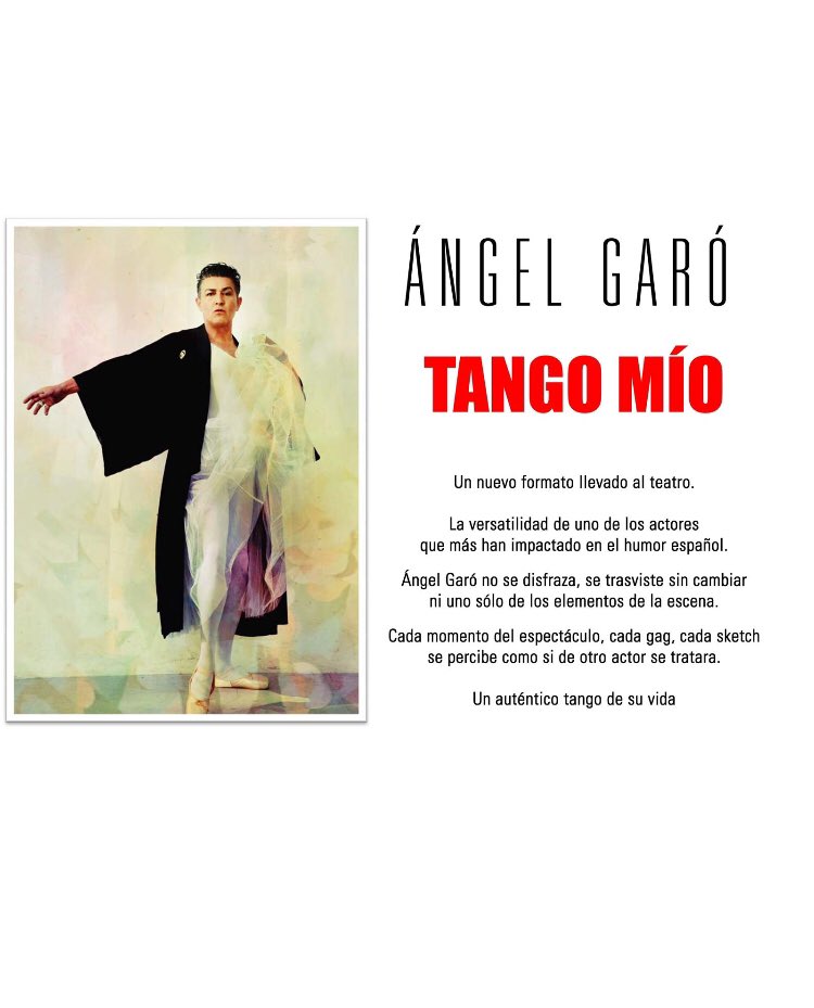 Tango mío
Próximamente ...