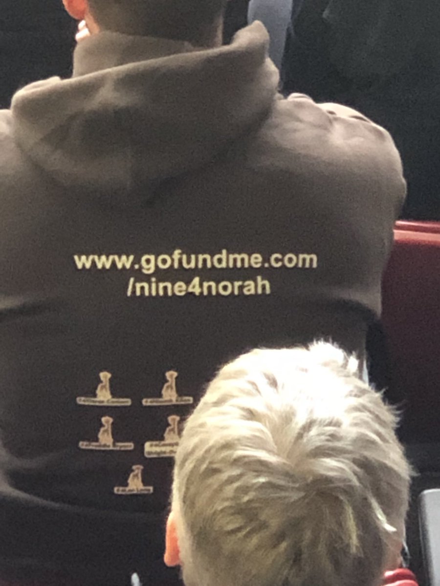 1/3. Today, whilst watching the game from our presenting position, I was drawn to a spectator with a message on his back. I did a bit of research, &amp; unexpectedly found myself shedding a little tear in the middle of an FA Cup semi-final! I’ve worked out who the gentleman was, and