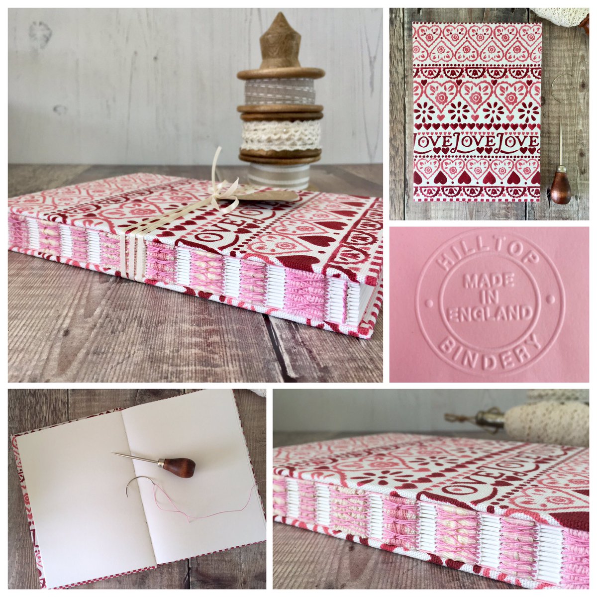 I’ve been making a few of my most popular books. Here’s one of them, A5 sized. etsy.com/uk/listing/696… #handmadehour