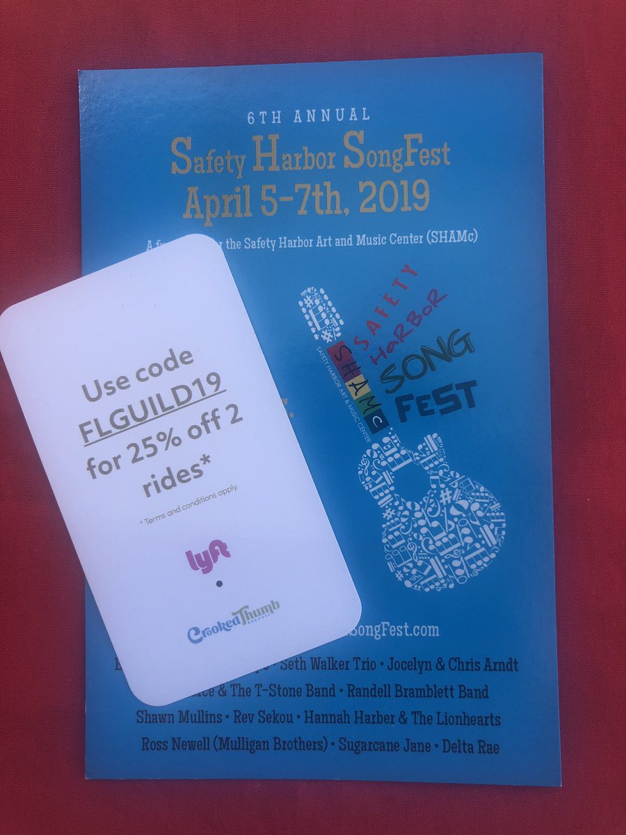 FREE rides from Lyft to @crkdthumbbrew for #SongFest! Get here! 🎸🎸🎸