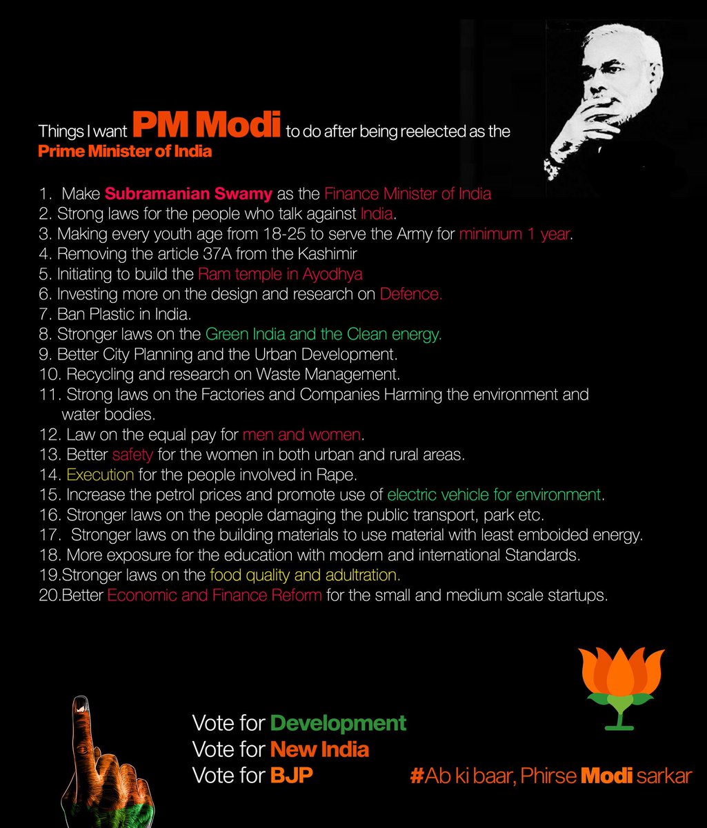 #isummedupsomeofthepoints #iwantPMmodi #tomakethishappenforthenewindia #strongerindia #ifyouagree #pleaseshare #AbkiBaarPhirModiSarkar @narendramodi @BJP4India @BJP4Karnataka  #harharmodighargharmodi