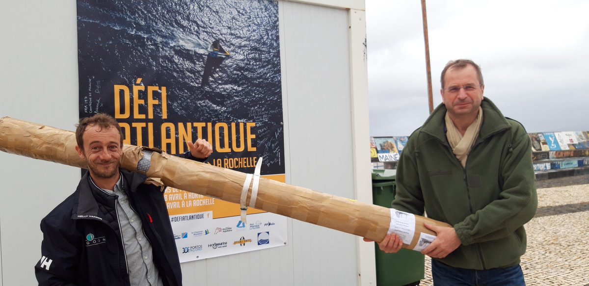 EspritScout's tweet photo. J-1du départ de la seconde étape Horta et La Rochelle #espritscout défi atlantique @AssoClass40 @GPOnauticevents  .
changement d'équipage Georges Haffner et Samuel Daniel's remplacent Antoine Vallet et Jacques-Arnaud Seyrig. travaux bout-dehors et divers @EEUdF @sgdf @ScoutismeFR https://t.co/1uLUozf8up