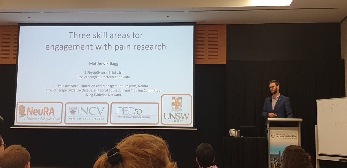 We are excited! #AusPainSoc @matthewbagg