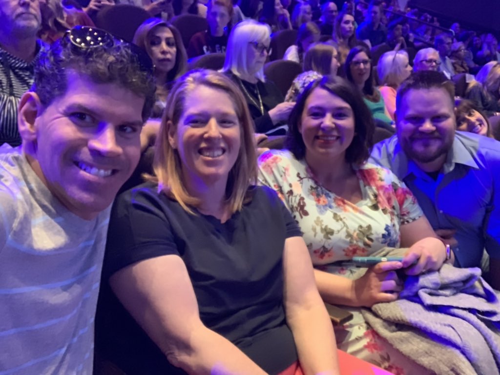 chrisbarba's tweet photo. #humanbeingtour we survived the line to get in https://t.co/nwNzwrrGHw