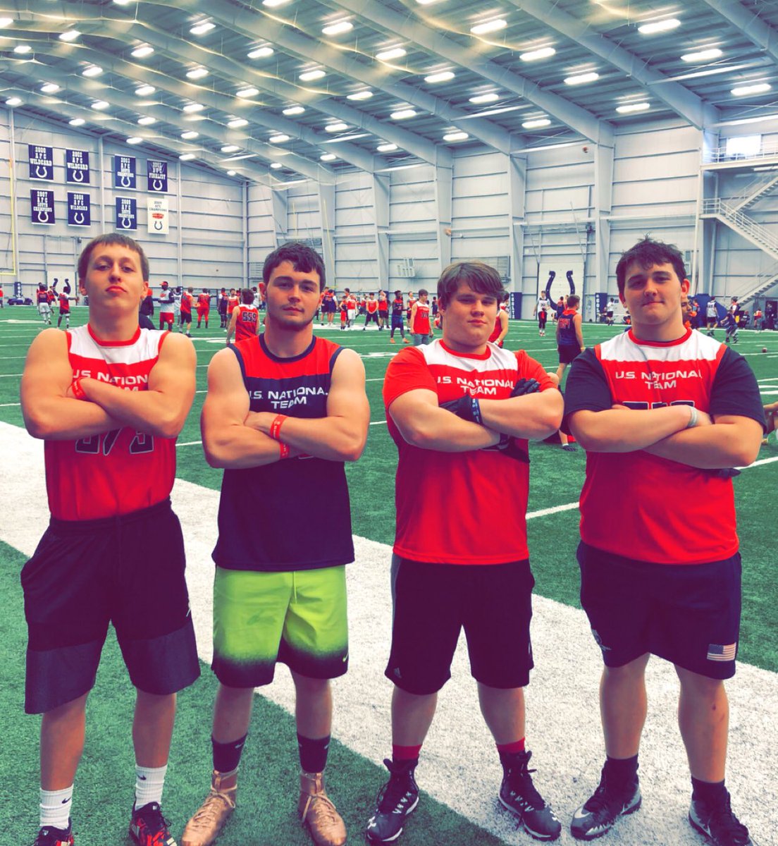 Zakari_Smitky's tweet photo. Had a GREAT weekend with GREAT coaches and GREAT competition, all in the GREATEST NATION 🙌 #usaft #USALLIN @usafootball @USNFT https://t.co/kWo9O7KCZt