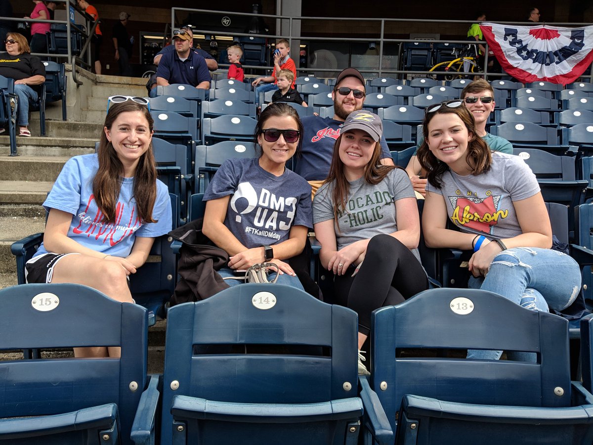 littleone_29's tweet image. A few @zippython members had a wonderful, sunny day watching the @AkronRubberDuck with some of our Miracle Families! 💙