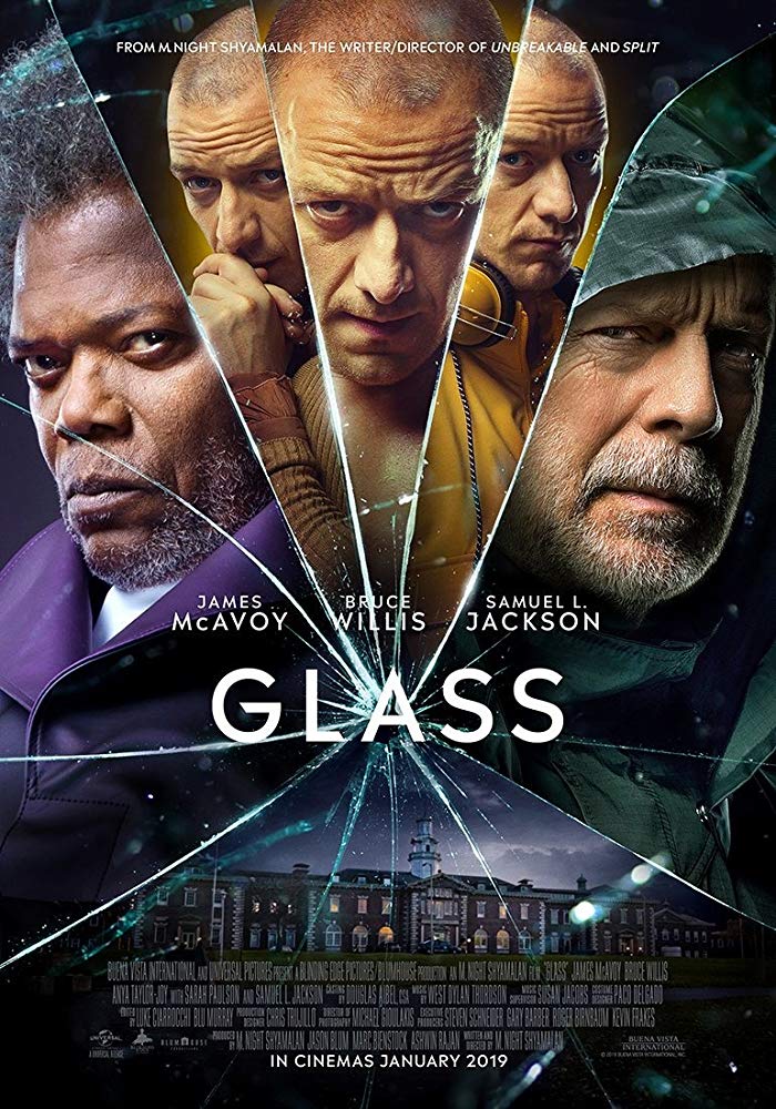94. GLASS (USA - 2019)

Security guard David Dunn uses his supernatural abilities to track Kevin Wendell Crumb, a disturbed man who has twenty-four personalities.

7/10
