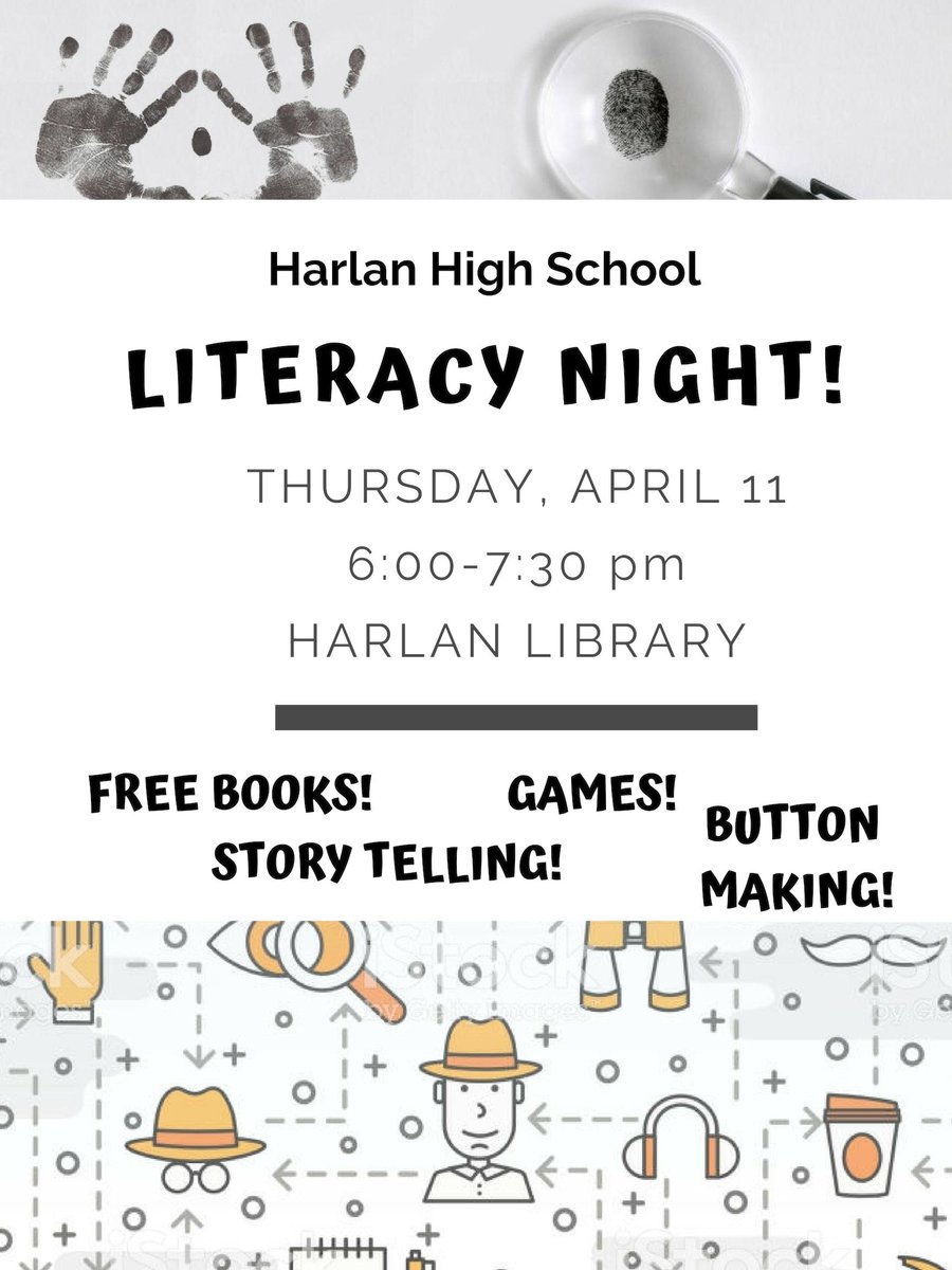 RavishingReader (@rivetingreads) on Twitter photo Join us this Thursday evening for Harlan's Literacy Night in the library from 6-7:30 PM. #literacy #theColeWay <a href="/NISDCole/">Cole Elementary</a> <a href="/NISDLib/">NISDLibraryServices</a> <a href="/NISDHarlanLib/">HarlanHSLibrary</a> 📚🎉 Join us this Thursday evening for Harlan's Literacy Night in the library from 6-7:30 PM. #literacy #theColeWay <a href="/NISDCole/">Cole Elementary</a> <a href="/NISDLib/">NISDLibraryServices</a> <a href="/NISDHarlanLib/">HarlanHSLibrary</a> 📚🎉