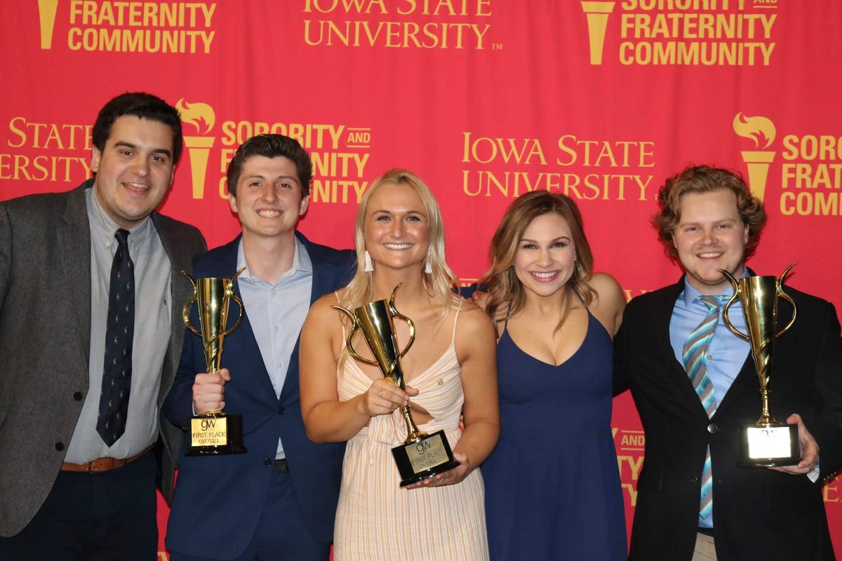 greekweekISU's tweet photo. Congrats to Old School Greeks for winning Greek Week 2019! https://t.co/tiEb2xTATZ