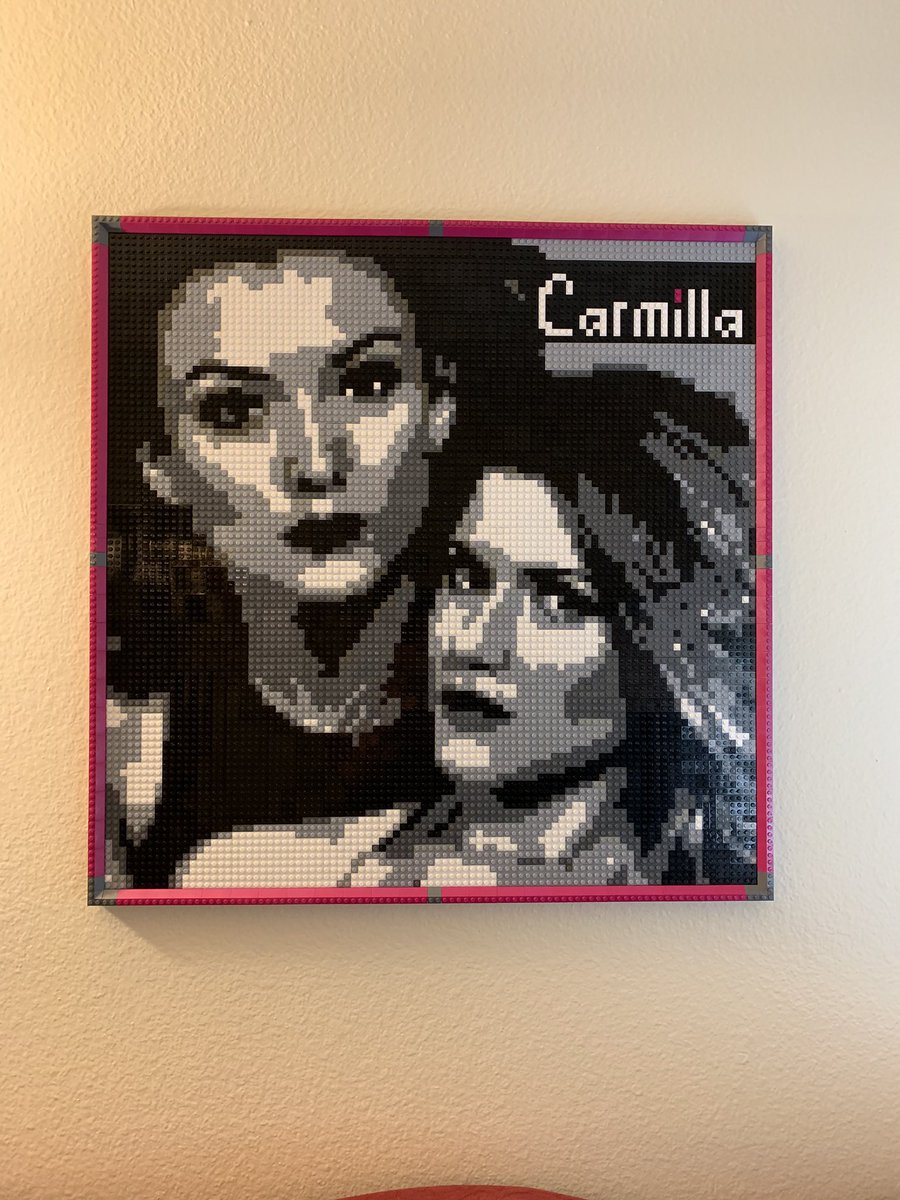 lrpmonster's tweet photo. Got a frame on my @carmillaseries LEGO Mosaic and got it hung up today!! Thank you @baumanelise &amp; @natvanlis for the inspiration and all the positivity you put into this world!😊 https://t.co/s77wJSAezB
