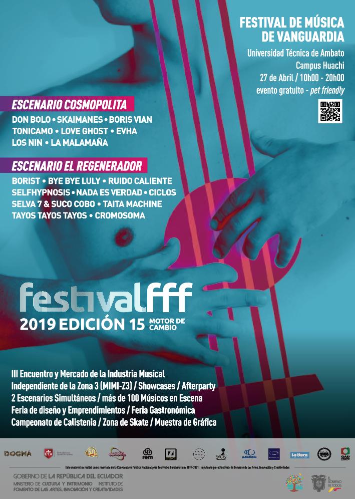 Festivalfff's tweet photo. Faltan pocos días para festejar la edición 15 del Festivalfff. En Ambato crece la música! #Festivalfff2015 #Festivalfff15Años #MotorDeCambio
Conoce más de la bandas en https://t.co/saVCK6rigv https://t.co/yMFrl9xNjT