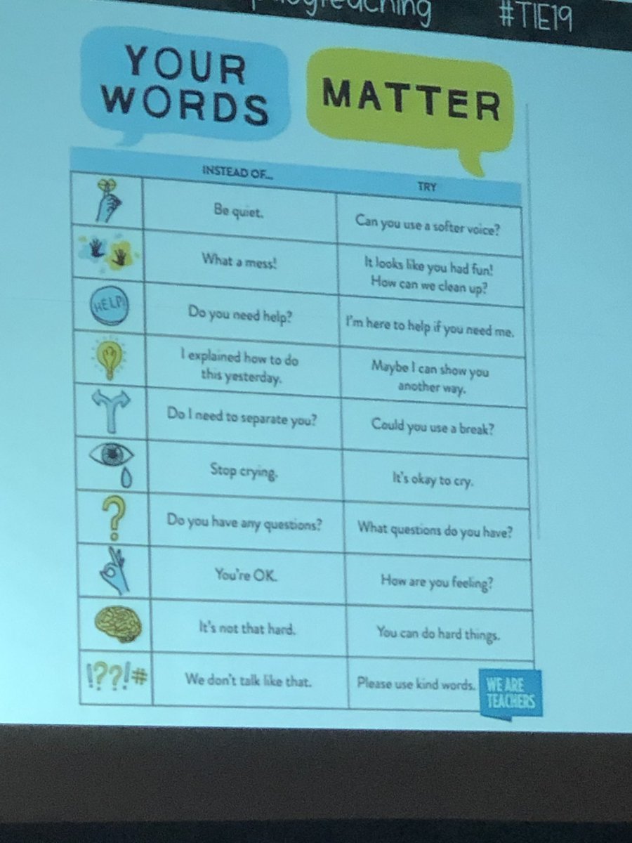 DaveSwankEdD's tweet photo. Make every 3-5 second interaction really positive @TopDogTeaching #TIE19 #CLLeads https://t.co/gTlj0gtxjb