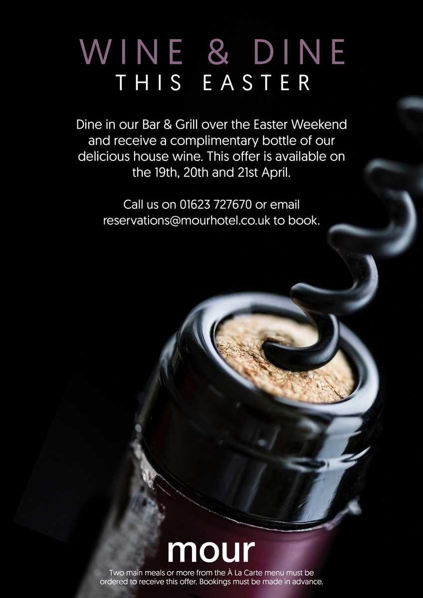 MourHotelNotts's tweet photo. Come join us at @MourHotelNotts for Easter Weekend - Call us direct today to find out all of our special offers or visit our website at https://t.co/vEcVnVoOz5 #easterholidays #Easter2019 https://t.co/HcdqfSjgyr