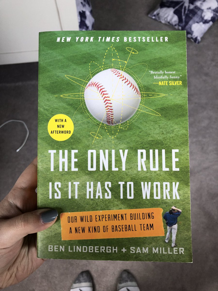 MLBBookClub's tweet image. Have your started our #MLBBC April pick yet?! I have, and I’m loving it!! #TheOnlyRuleIsItHasToWork