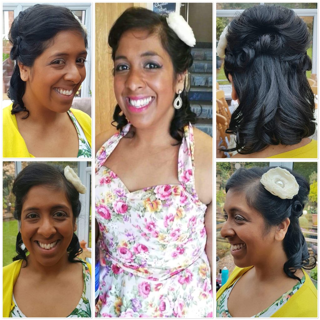 JDressingTable's tweet image. It's always an honour when Client's refer to you as "their HMUA!" This gorgeous gal is a previous Bride of mine &amp;amp; she was after a Retro Hair Do, for a Wedding she was attending @HfdLeftBank on Fri. Think we can all agree @kallyboo totally rocked her vintage look frm head to toe!