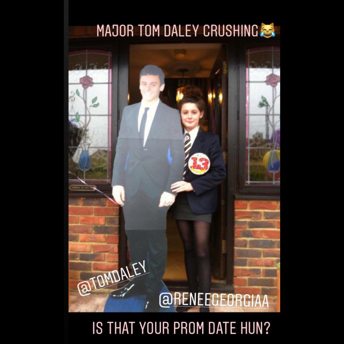 squidsworld99's tweet photo. @TomDaley1994, @ReneeAds been crushing for nearly 8 years now, she loves you! #ChildhoodMemories #crush 😘😉❤️ https://t.co/sbzoHLC7gS