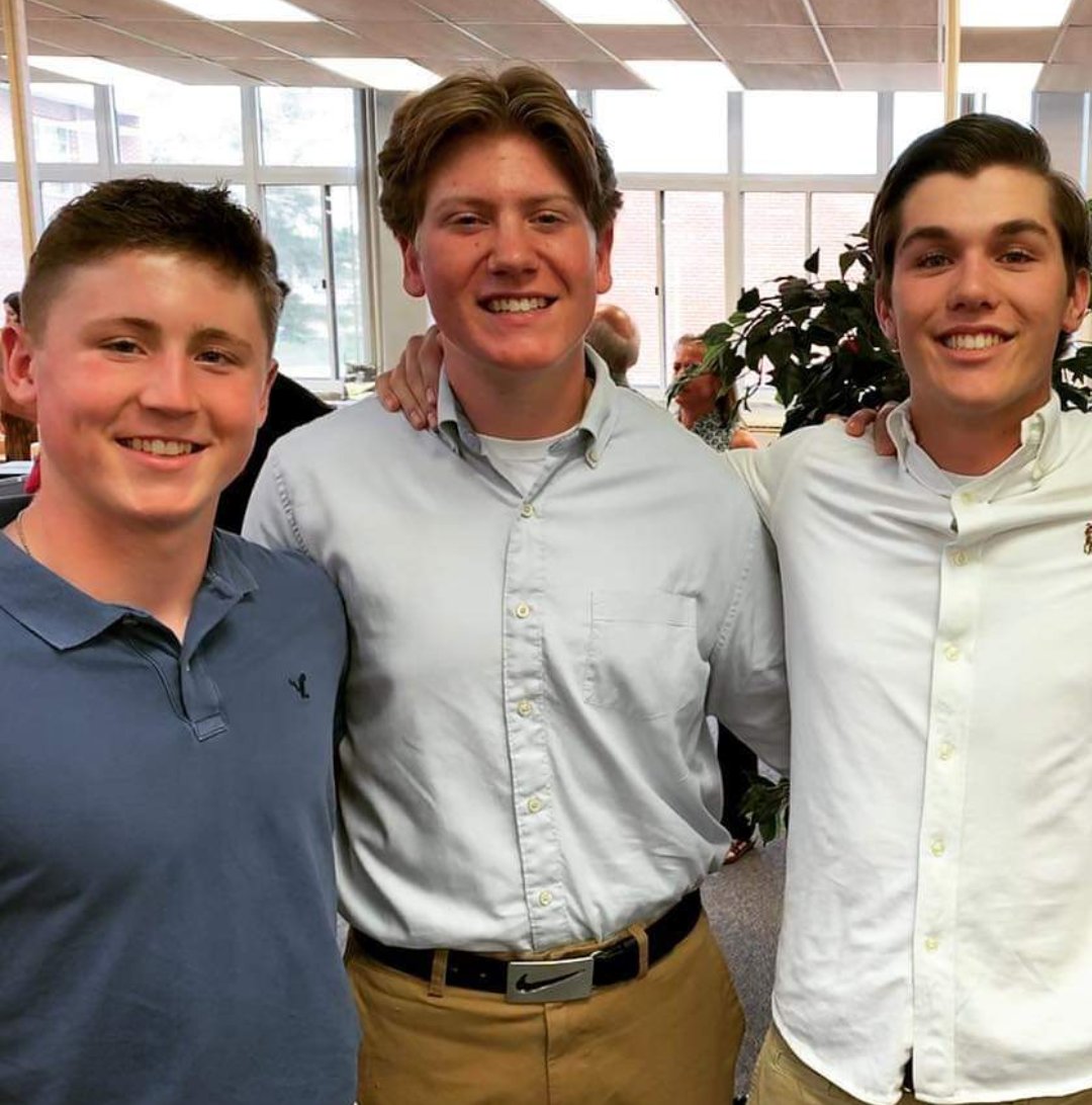 AtownBSBL's tweet photo. Proud of @jonascl6, Jadon Boothe, &amp; Grayson Waddle for being inducted into the National Honor Society. It was special having seniors @tjtaylor1123, @jbowles_8 &amp; @BarrsTanner induct their teammates. Falcons getting it done in the classroom! TCB⚡ https://t.co/OsBfZSzuGU