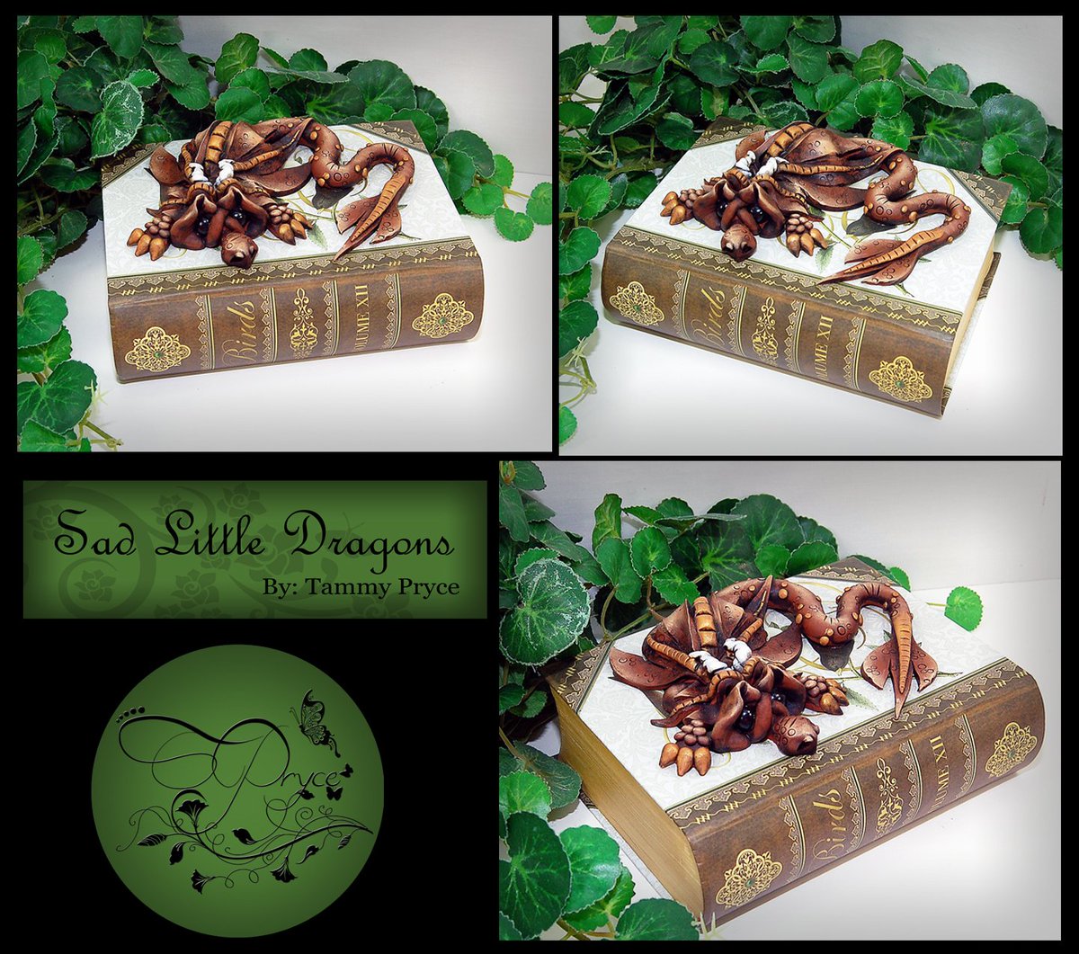 TammyPryce's tweet photo. Today's Daily Dragon is this cute little brown &amp; gold dragon!  His neutral colors make him table top or shelf.  Hand crafted and now available in my Etsy shop.
https://t.co/RWx6N6Rw4e
#dragons #giftideas #polymerclay #artforsale #homedecor #artist #picoftheday https://t.co/IlBcMGWzgd