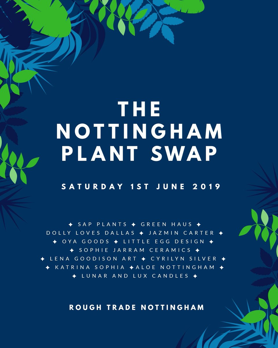 The second Plant Swap is taking place on the 1st June at Rough Trade! Lots of lovely makers too 🌵🌵 #plantswap #houseplants #Cactus